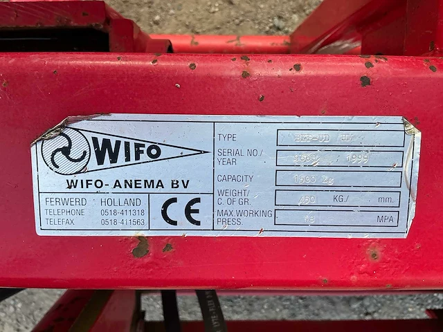 Wifo hmd280/2000 balenlader - afbeelding 2 van  10