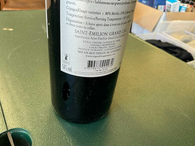 Wijnflessen (24x) – rode wijn château vieux flouquet - afbeelding 4 van  4