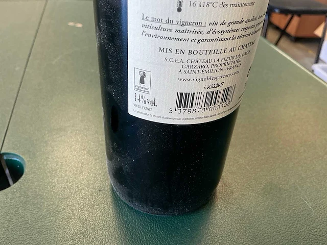 Wijnflessen (24x) – rode wijn château vieux flouquet - afbeelding 5 van  6