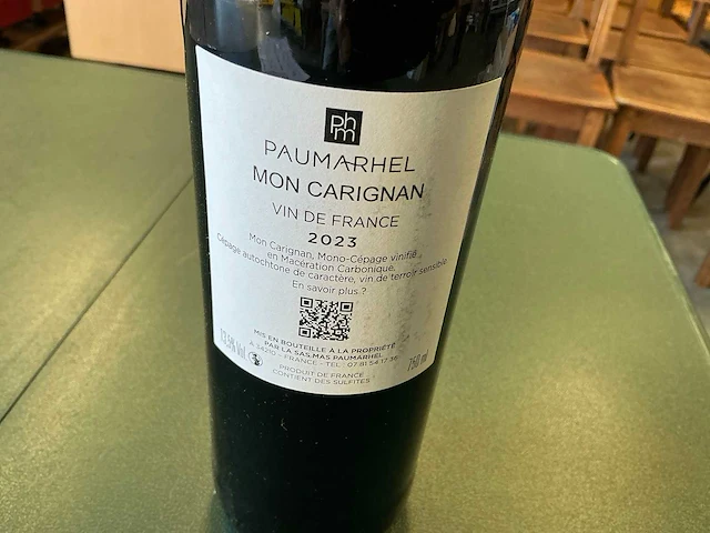 Wijnflessen (24x) – rode wijn mont carignan pomarhel - afbeelding 4 van  4