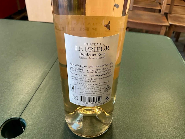 Wijnflessen (24x) – rosé château le prieur 2021 - afbeelding 1 van  4
