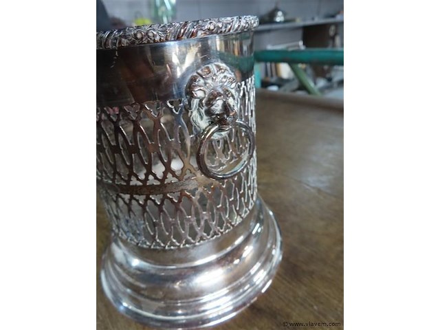 Wijnhouder verzilverd - afbeelding 2 van  3