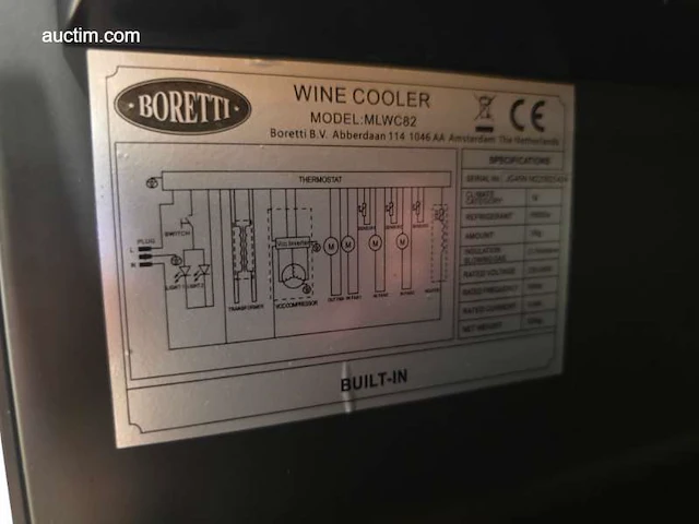 Wijnkoeler boretti mlwc82 - afbeelding 11 van  14