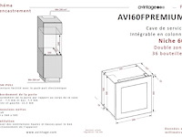 Wijnkoelkast avinlage avi60fpremium - afbeelding 5 van  5