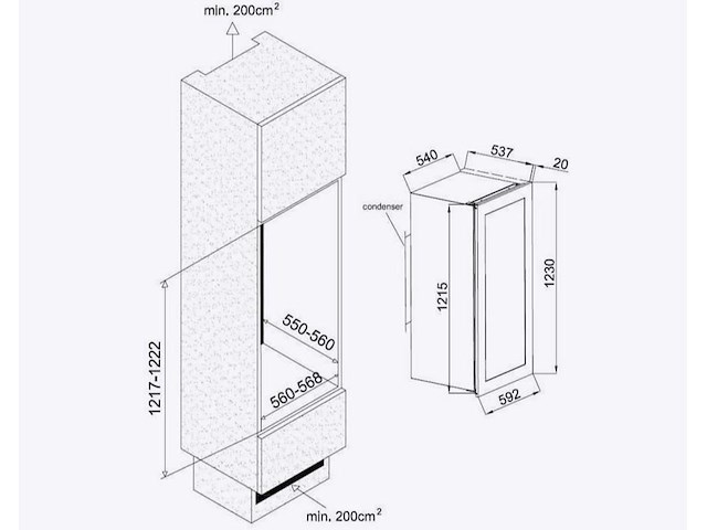 Wijnkoelkast avintage avi94x3z - afbeelding 6 van  7