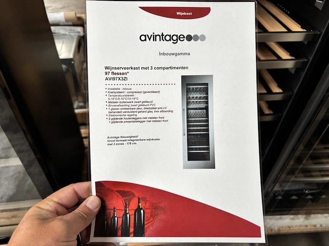 Wijnkoelkast avintage avi97x3zi - afbeelding 4 van  7