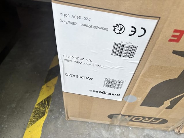 Wijnkoelkast avintage avu25sxmo - afbeelding 5 van  6