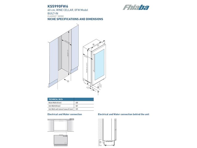 Wijnkoelkast fhiaba ks5990fw6 - afbeelding 11 van  11