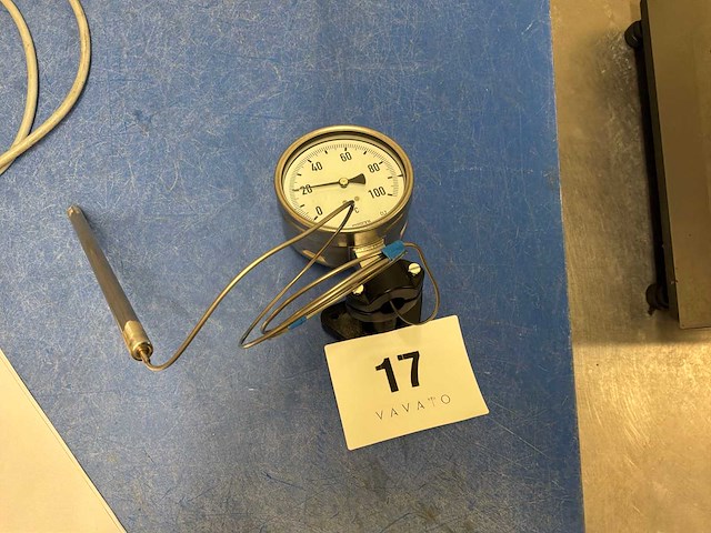 Wika expansiethermometer met roestvrijstalen behuizing - afbeelding 1 van  3