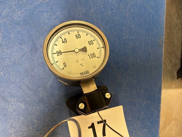 Wika expansiethermometer met roestvrijstalen behuizing - afbeelding 2 van  3