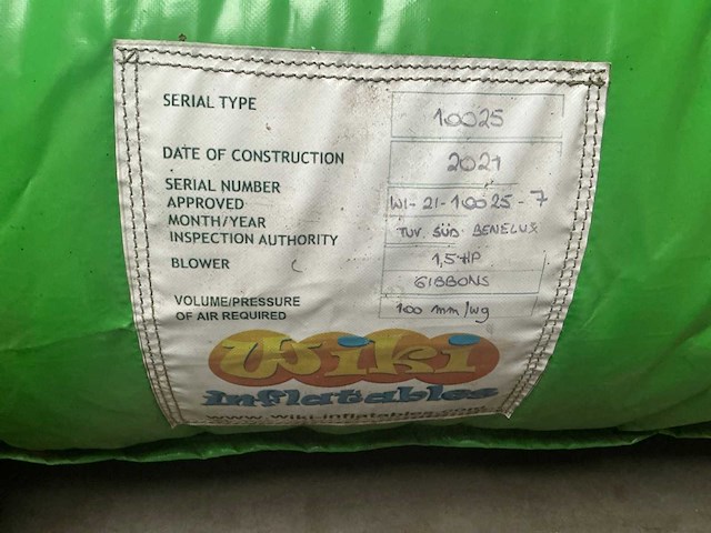 Wiki inflateble springkussen “unicorn” - afbeelding 2 van  11