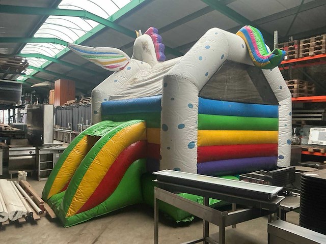 Wiki inflateble springkussen “unicorn” - afbeelding 4 van  11