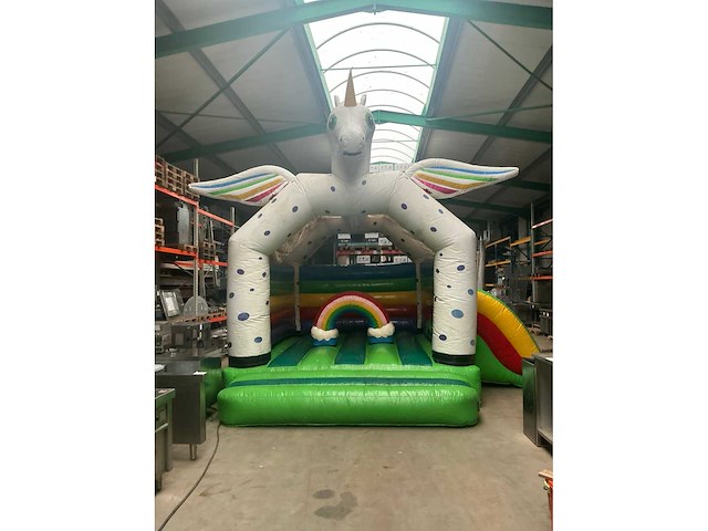 Wiki inflateble springkussen “unicorn” - afbeelding 5 van  11