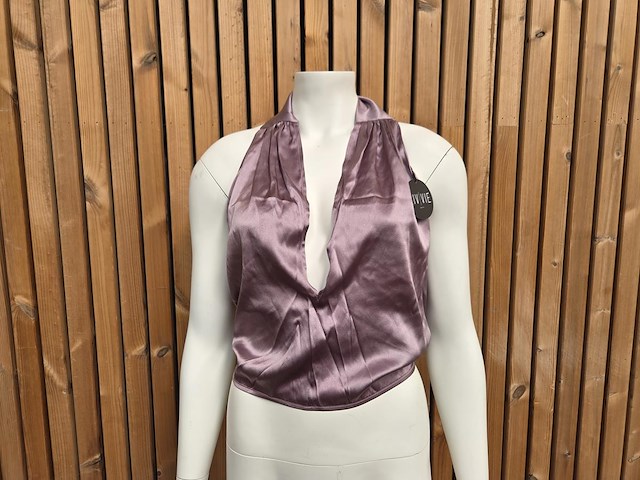 Wikkeltop blush pink maat xs - afbeelding 1 van  5