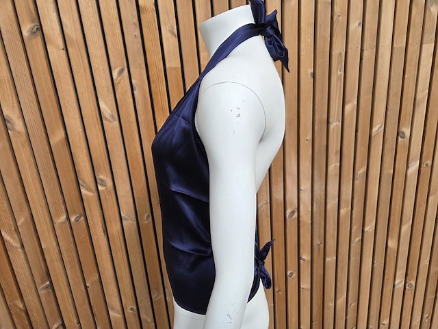 Wikkeltop deep blue maat xs - afbeelding 3 van  5