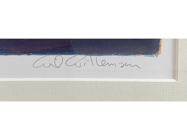 Wil willemsen - say goodbye - zeefdruk - ingelijst - afbeelding 2 van  6