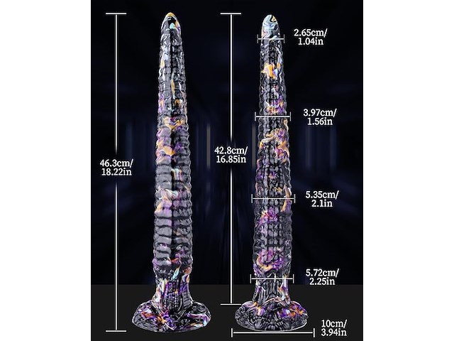 Wildolo super long plug dildo - afbeelding 3 van  5