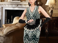 Wildparty jaren 20-jurk voor dames (xl) - afbeelding 4 van  4