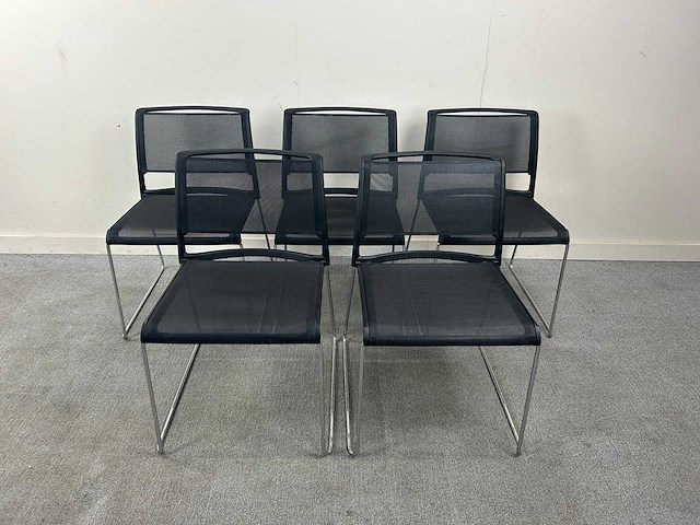 Wilkhahn - bezoekersstoel - kantinestoel (5x) - afbeelding 3 van  10