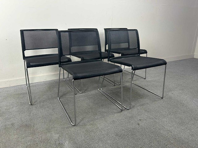 Wilkhahn - bezoekersstoel - kantinestoel (5x) - afbeelding 4 van  10