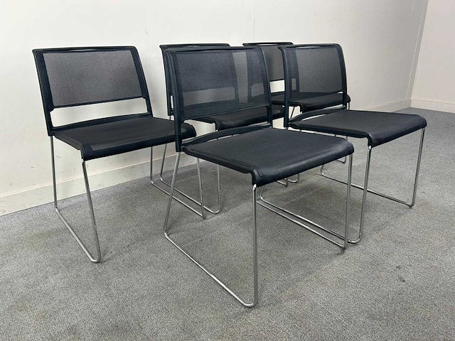 Wilkhahn - bezoekersstoel - kantinestoel (5x) - afbeelding 5 van  10