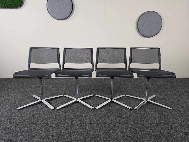 Wilkhahn - bezoekersstoel - wachtkamerstoelen (4x) - afbeelding 1 van  5