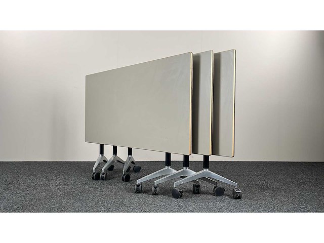 Wilkhahn - verrijdbare klaptafel - tafel (3x) - afbeelding 1 van  6