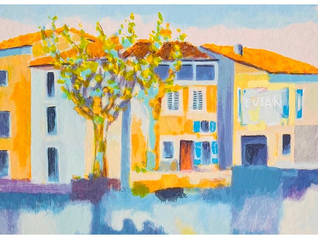 Willem brauck - kleurenzeefdruk - afbeelding 1 van  5