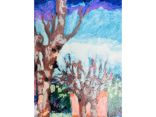 Willem brauck - landschap - kleurenzeefdruk - afbeelding 3 van  12