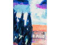 Willem brauck - landschap - kleurenzeefdruk - afbeelding 4 van  12