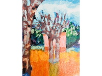 Willem brauck - landschap - kleurenzeefdruk - afbeelding 8 van  12