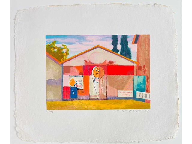 Willem brauck - zeefdruk - afbeelding 2 van  7