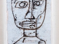 Willem van hecke (1893-1976), portrait, 1966, mixed media 50 x 40 cm. (19.67 x 15 3/4 in.), frame: 53 x 43 cm. (20.87 x 16.92 in.)