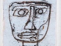 Willem van hecke (1893-1976), portrait, 1966, mixed media 50 x 40 cm. (19.67 x 15 3/4 in.), frame: 53 x 43 cm. (20.87 x 16.92 in.) - afbeelding 5 van  5