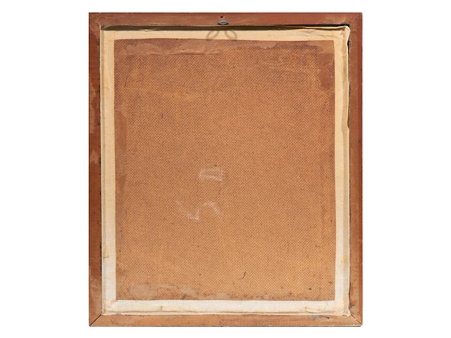 Willem van hecke (1893-1976), portrait, mixed media 36 x 30.5 cm. (14.16 x 12.00 in.), frame: 39 x 33.5 cm. (15.34 x 13.18 in.) - afbeelding 3 van  5