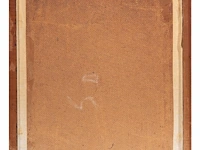 Willem van hecke (1893-1976), portrait, mixed media 36 x 30.5 cm. (14.16 x 12.00 in.), frame: 39 x 33.5 cm. (15.34 x 13.18 in.) - afbeelding 3 van  5