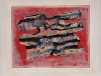 Willem van hecke (1893-1976), untitled, 1958, mixed media 37.5 x 44.5 cm. (14.75 x 17.51 in.), frame: 40.5 x 48 cm. (15.93 x 18.89 in.)