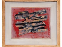 Willem van hecke (1893-1976), untitled, 1958, mixed media 37.5 x 44.5 cm. (14.75 x 17.51 in.), frame: 40.5 x 48 cm. (15.93 x 18.89 in.) - afbeelding 2 van  5