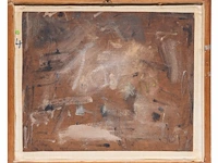 Willem van hecke (1893-1976), untitled, 1958, mixed media 37.5 x 44.5 cm. (14.75 x 17.51 in.), frame: 40.5 x 48 cm. (15.93 x 18.89 in.) - afbeelding 3 van  5