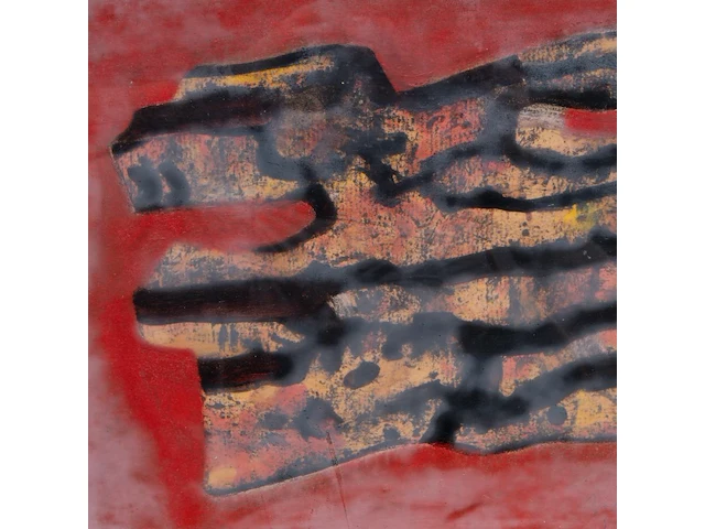Willem van hecke (1893-1976), untitled, 1958, mixed media 37.5 x 44.5 cm. (14.75 x 17.51 in.), frame: 40.5 x 48 cm. (15.93 x 18.89 in.) - afbeelding 5 van  5