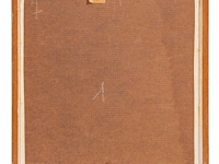 Willem van hecke (1893-1976), untitled, 1963, mixed media 47 x 41 cm. (18 1/2 x 16.14 in.), frame: 50.5 x 44 cm. (19.87 x 17.32 in.) - afbeelding 3 van  4