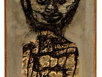 Willem van hecke (1893-1976), untitled, 1964, mixed media 36.5 x 30 cm. (14.36 x 11.81 in.), frame: 31 x 38.5 cm. (12.19 x 15.16 in.) - afbeelding 2 van  6