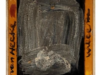 Willem van hecke (1893-1976), untitled, 1964, mixed media 36.5 x 30 cm. (14.36 x 11.81 in.), frame: 31 x 38.5 cm. (12.19 x 15.16 in.) - afbeelding 3 van  6