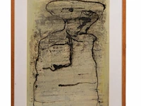 Willem van hecke (1893-1976), untitled, 1964, mixed media 64 x 46 cm. (25.19 x 18.10 in.), frame: 82 x 65 cm. (32.28 x 25.58 in.) - afbeelding 2 van  5