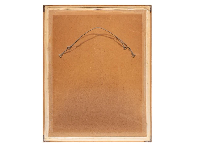 Willem van hecke (1893-1976), untitled, 1964, mixed media 64 x 46 cm. (25.19 x 18.10 in.), frame: 82 x 65 cm. (32.28 x 25.58 in.) - afbeelding 3 van  5