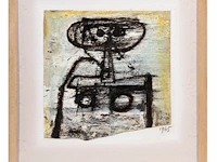 Willem van hecke (1893-1976), untitled, 1965, mixed media 46 x 40.5 cm. (18.10 x 15.93 in.), frame: 48 x 45 cm. (18.89 x 17.71 in.) - afbeelding 2 van  5