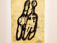 Willem van hecke (1893-1976), untitled, 1967, mixed media 47 x 38.5 cm. (18 1/2 x 15.16 in.), frame: 50.5 x 42 cm. (19.87 x 16.53 in.)