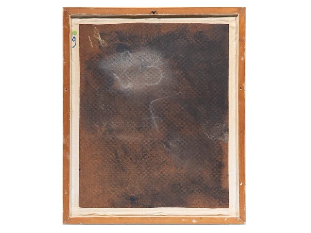 Willem van hecke (1893-1976), untitled abstract composition, 1958, mixed media 45 x 37 cm. (17.71 x 14.57 in.), frame: 48 x 40.5 cm. (18.89 x 15.93 in.) - afbeelding 3 van  4