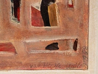 Willem van hecke (1893-1976), untitled abstract composition, 1958, mixed media 45 x 37 cm. (17.71 x 14.57 in.), frame: 48 x 40.5 cm. (18.89 x 15.93 in.) - afbeelding 4 van  4
