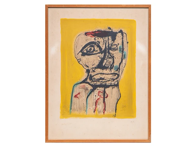 Willem van hecke (1893-1976), untitled, litho, h.c. 55 x 41.5 cm. (21.64 x 16.33 in.), frame: 75 x 58 cm. (29.53 x 22.82 in.) - afbeelding 2 van  5